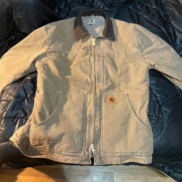 Carhartt Other - Large carhartt c61 sandstone ridge-Sherpa lined